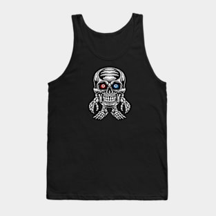 Skull Skeleton Call Me Frikibe Tank Top